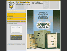 Tablet Screenshot of la-inviolable.com.ar